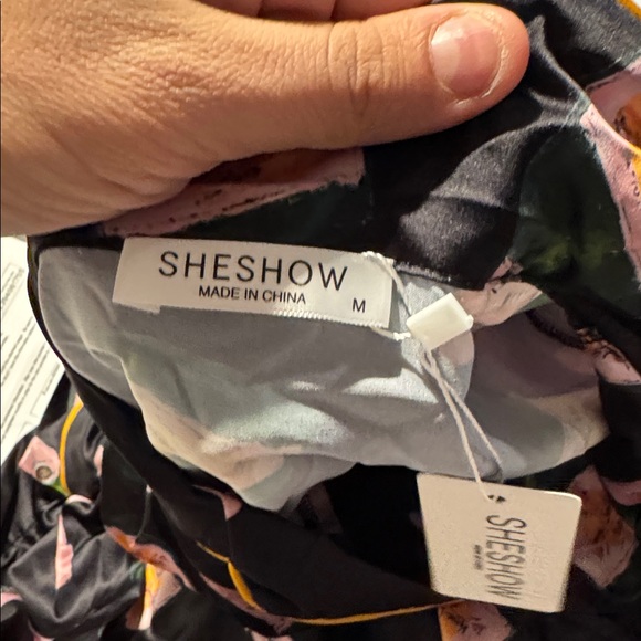 Champagne Bottle Pajama Set sateen size M CN-2(11) - Picture 3 of 3